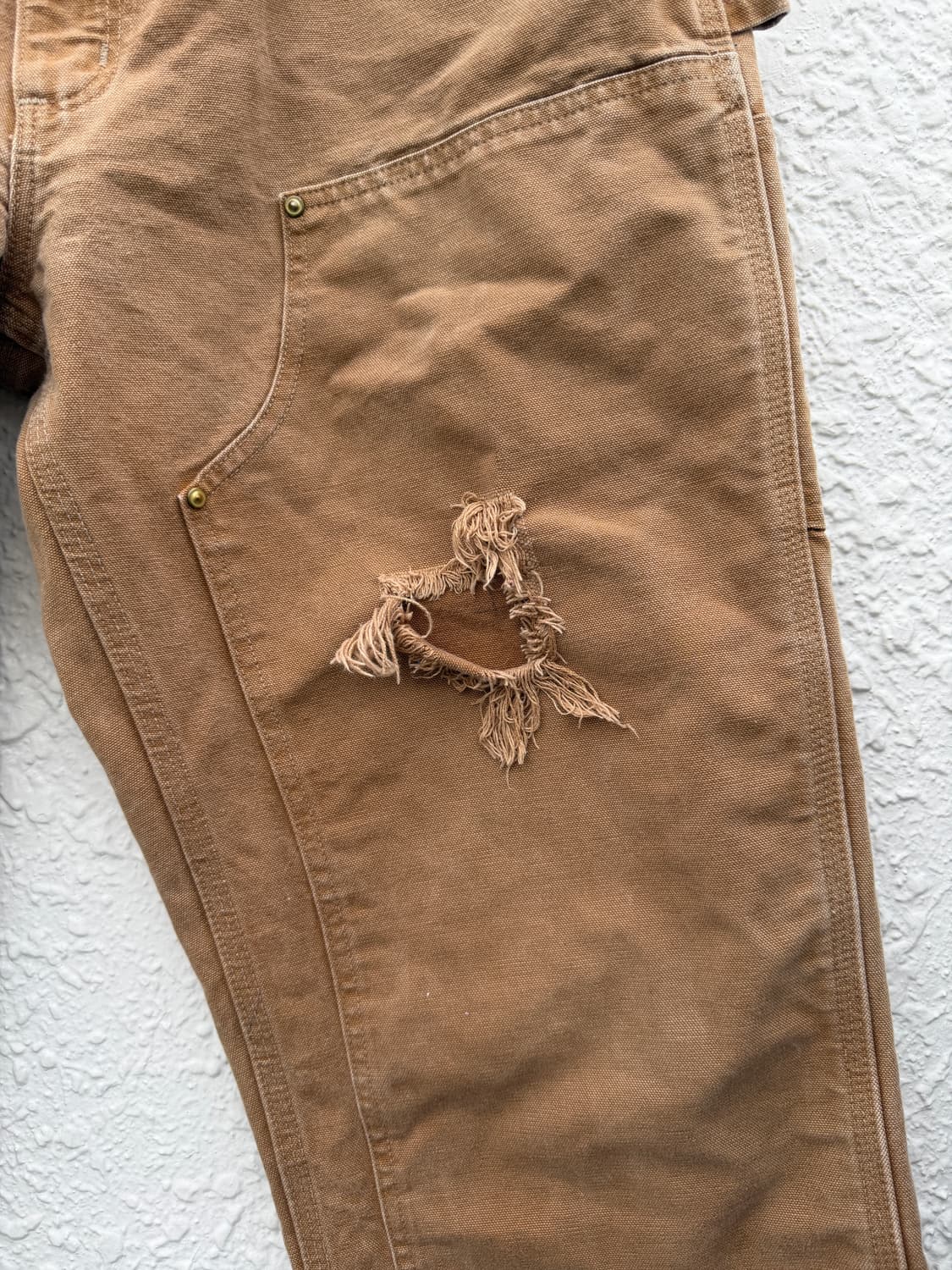 Vintage Carhartt Brown Duck Double Knee  상품이미지6