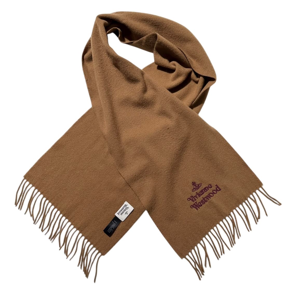 비비안 웨스트우드 ORB 로고 울 머플러 목도리 상품이미지2