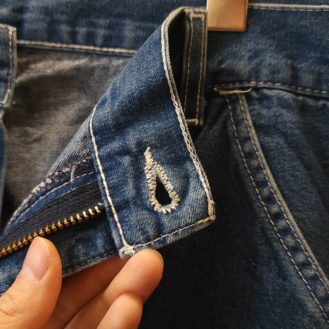 칼하트 카펜터 데님팬츠 워크팬츠 칼하트 덩가리 진청 34x34 상품이미지7