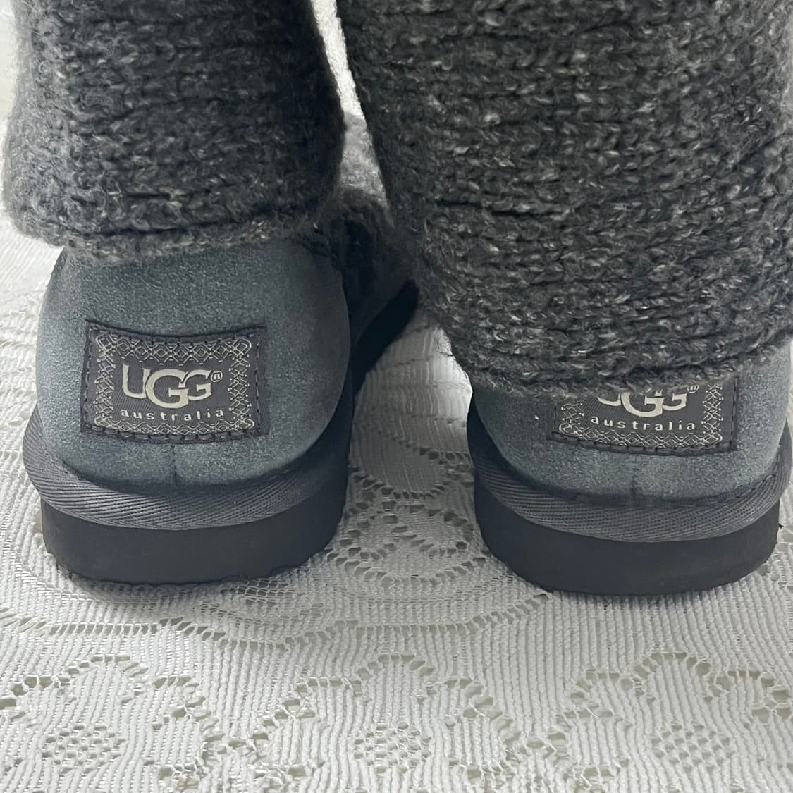 UGG 어그 카디 케이블 니트 부츠 그레이 상품이미지5