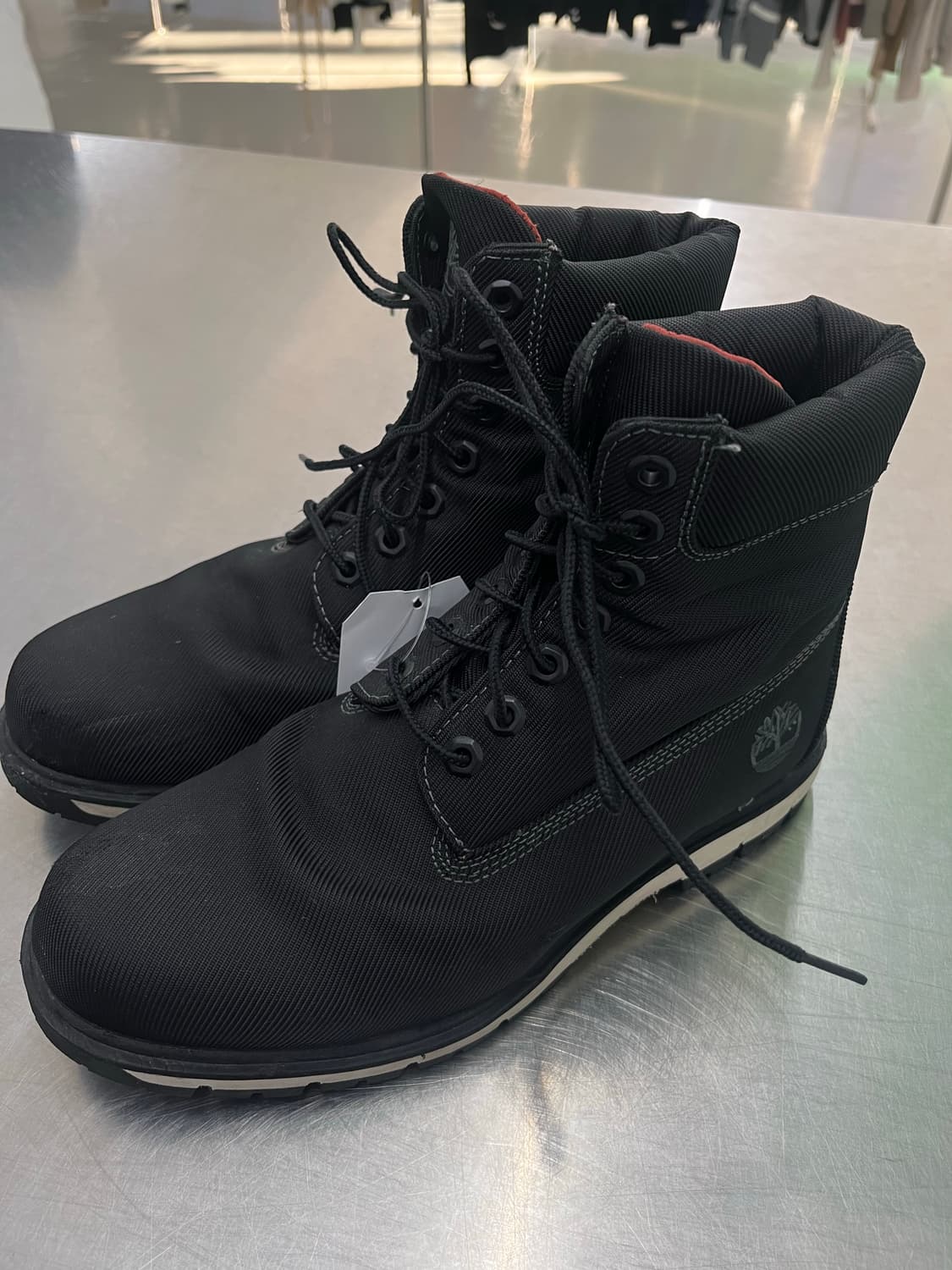 팀버랜드 블랙 캔버스 부츠 상품이미지2