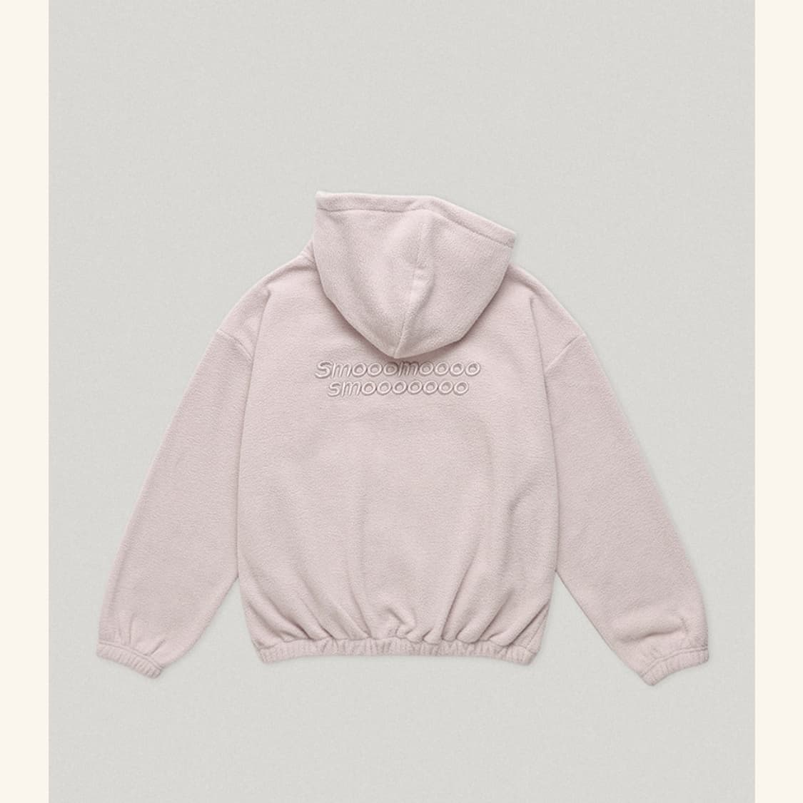 택달린새상품) 스무드무드 솝 플리스 후드 집업 라일락핑크 상품이미지4