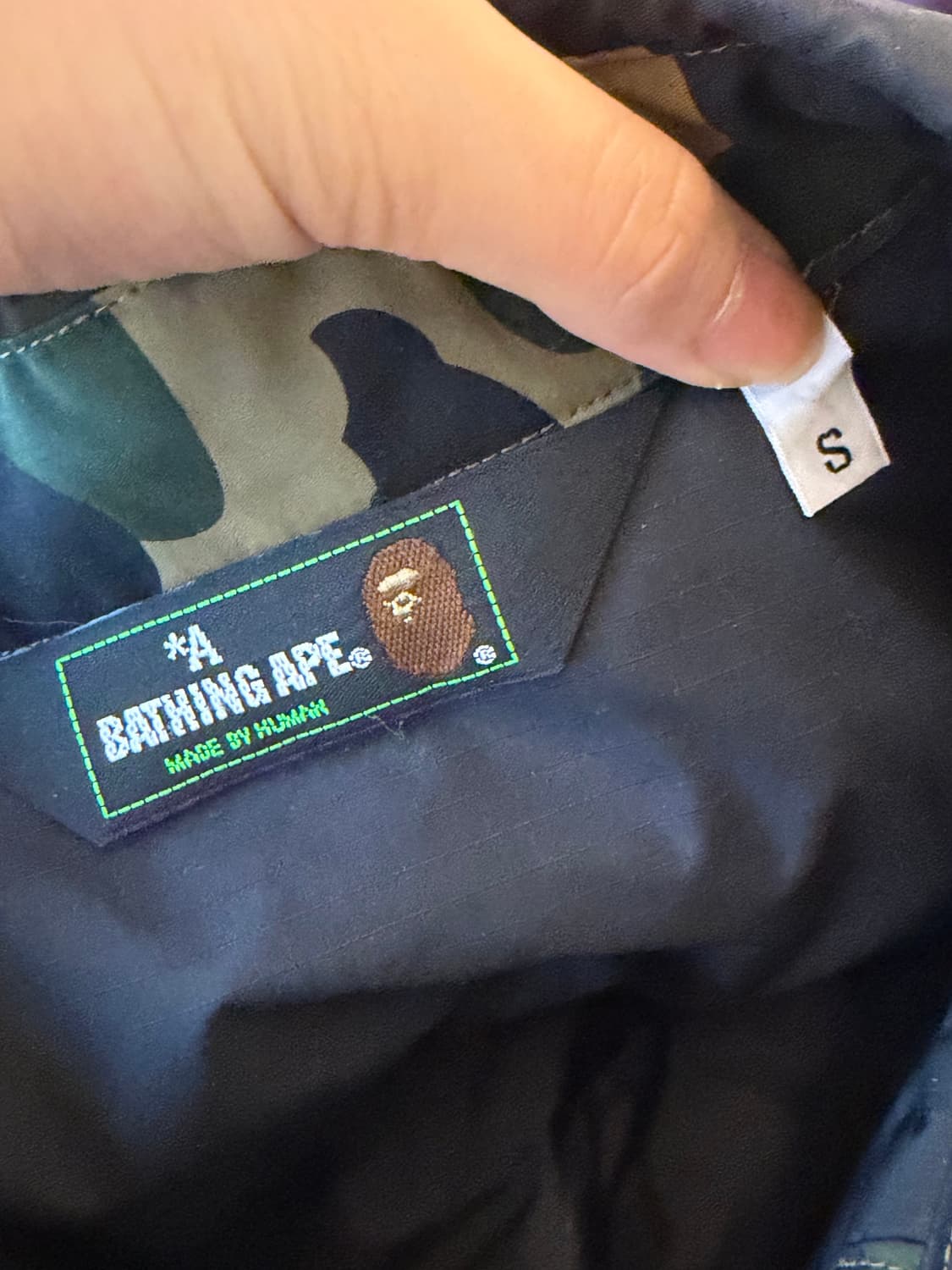 베이프 경량 패딩 자켓 상품이미지4