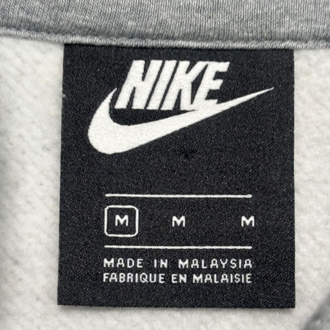 NIKE 기모 후드티 그레이 M 상품이미지4