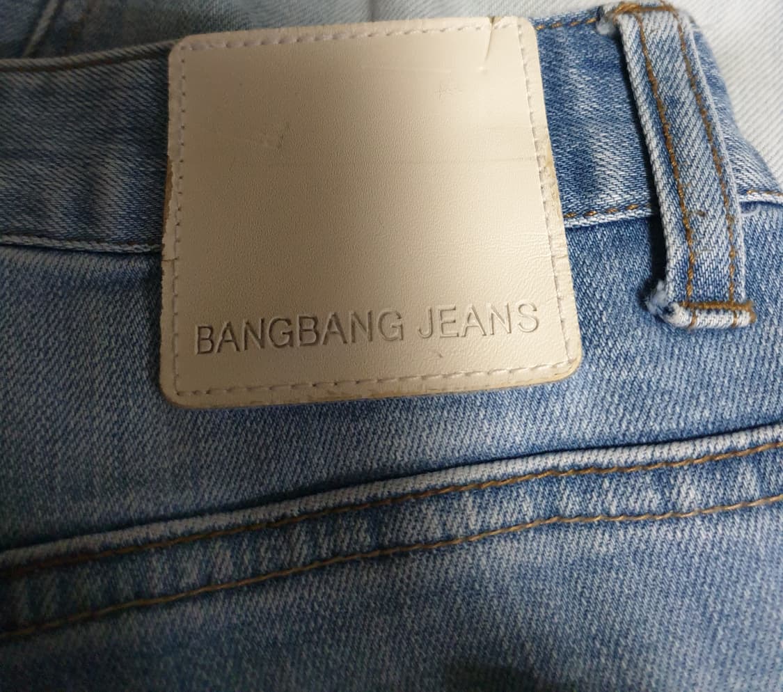 뱅뱅 진스 워싱 데님팬츠 (32) 상품이미지3