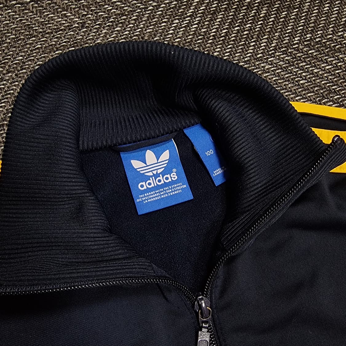 아디다스 유로파 스트릿 다이버 져지 네이비 옐로 상품이미지4