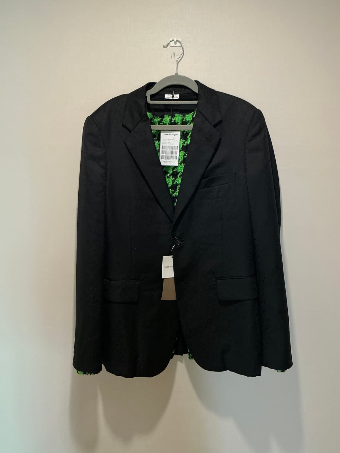 꼼데가르송 옴므 플러스 2021 니트 도킹 자켓 상품이미지2