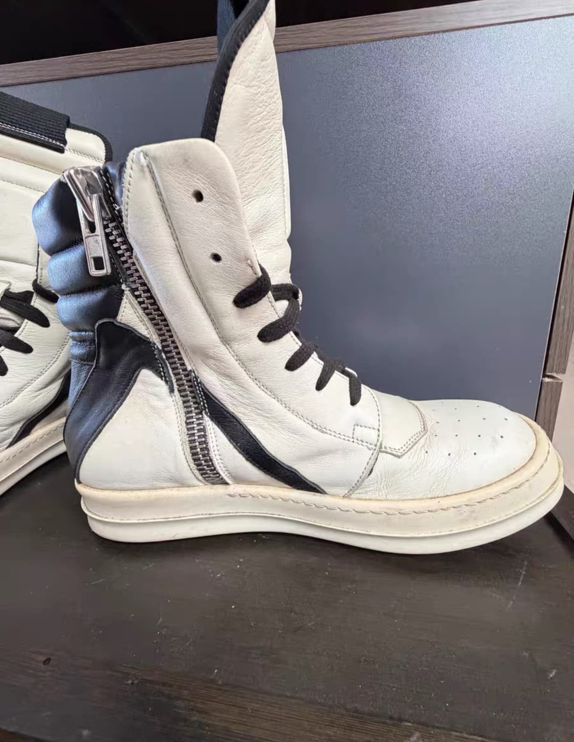 릭오웬스 지오바스켓 화이트 37 상품이미지3