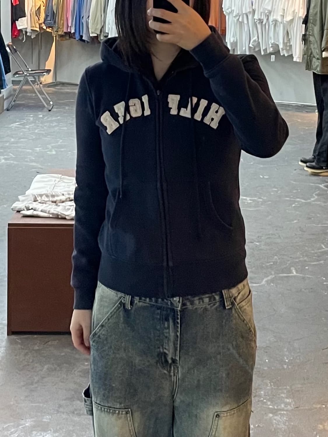 타미힐피커 스펠아웃 네이비 후드집업 H1512 상품이미지1