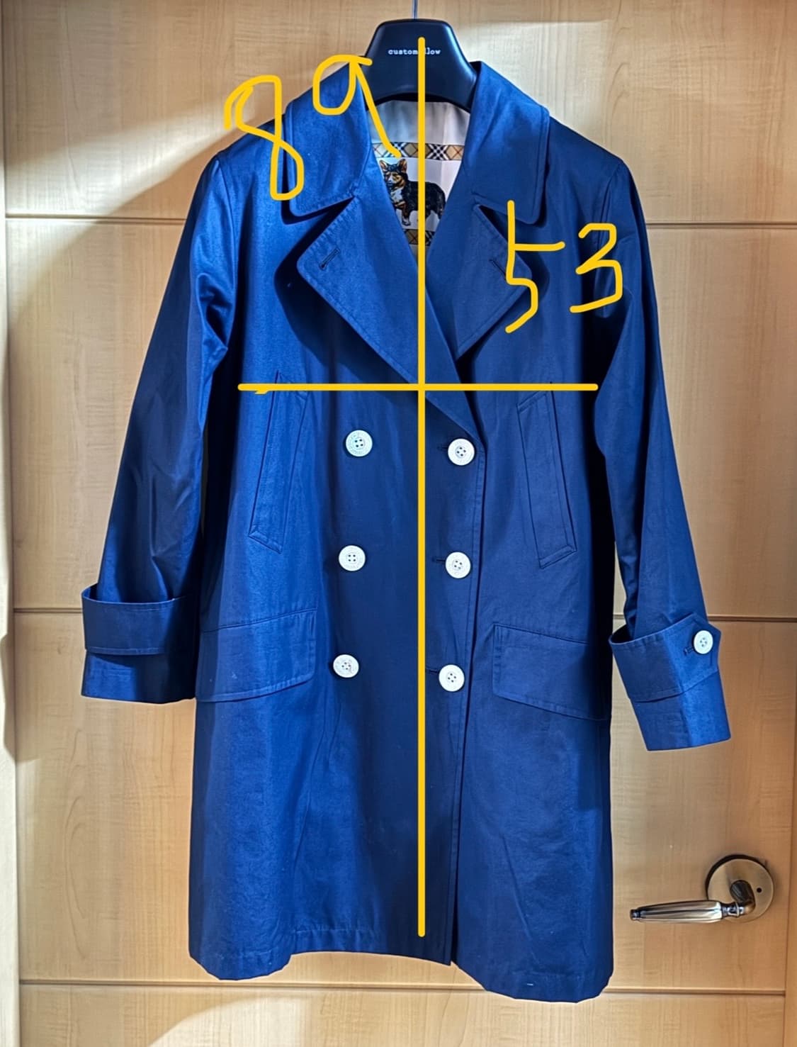 빈티지 버버리 더블 코트 상품이미지7