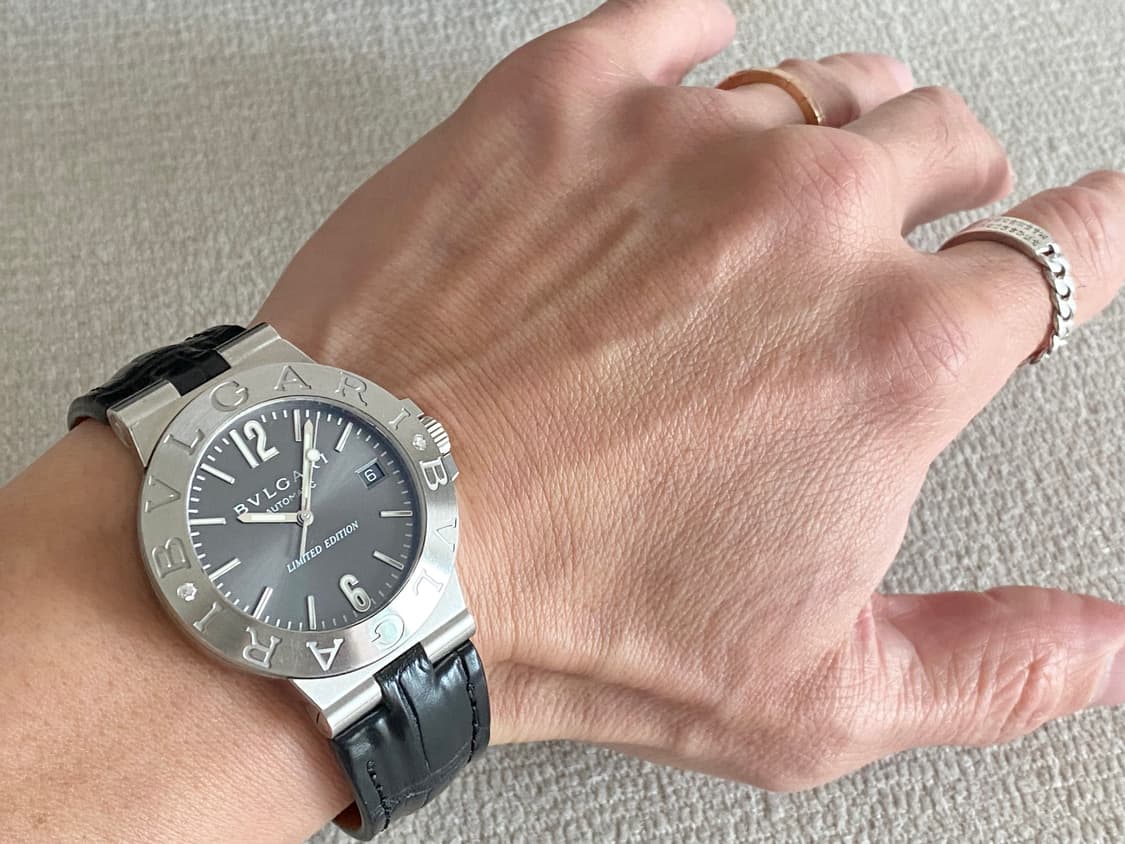 불가리 디아고노 리미티드에디션 LCV38 2P 다이아 38mm 오토메틱 상품이미지4