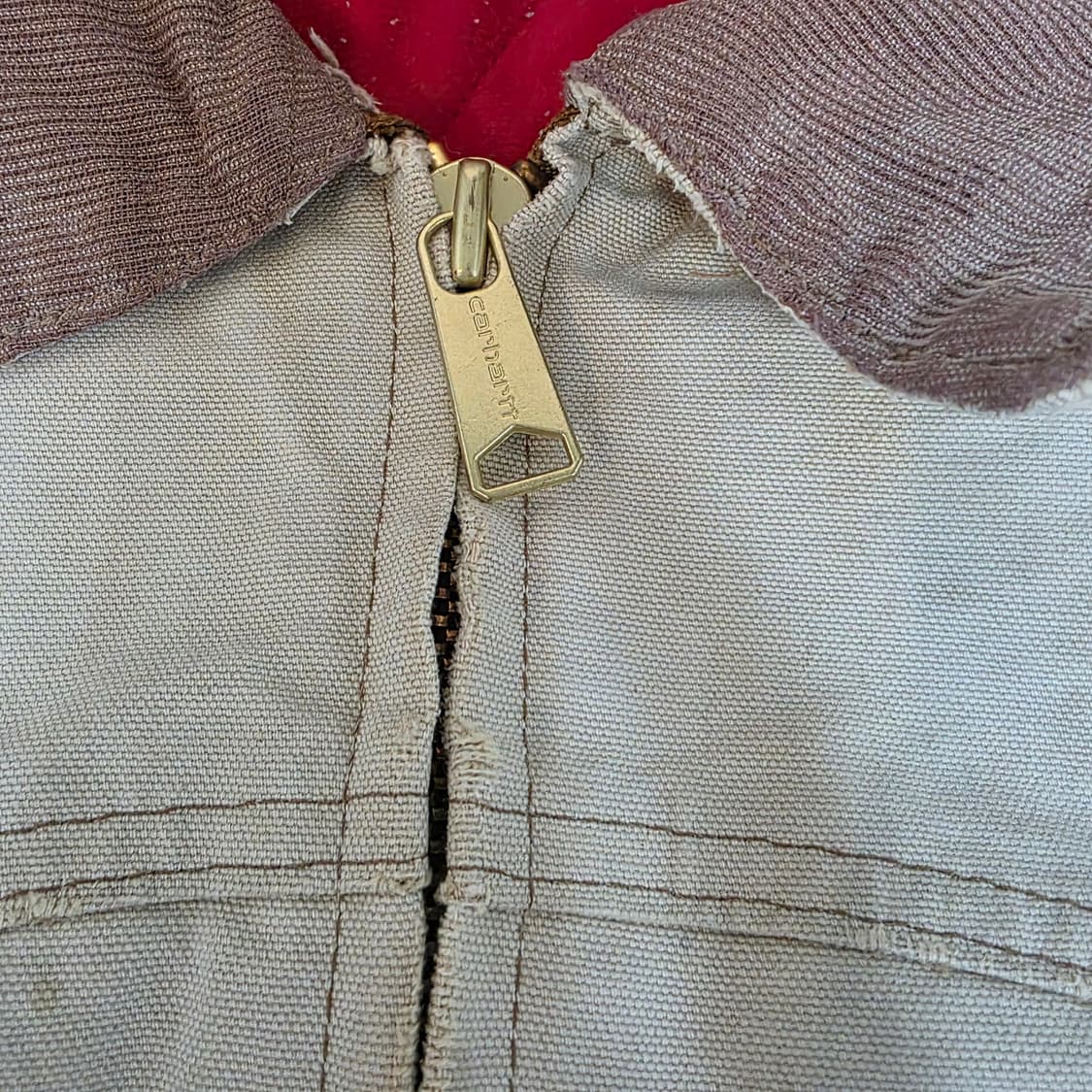 [XXL] 80-90s 빈티지 칼하트 산타페 j13 14트래쉬드 워크자켓 상품이미지5