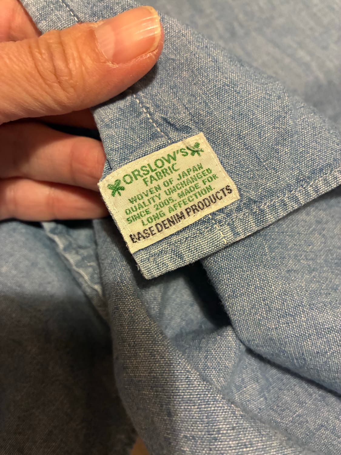 희귀매물! 오어슬로우(orSlow) 롱 데님 워크 셔츠 / 원피스 상품이미지5