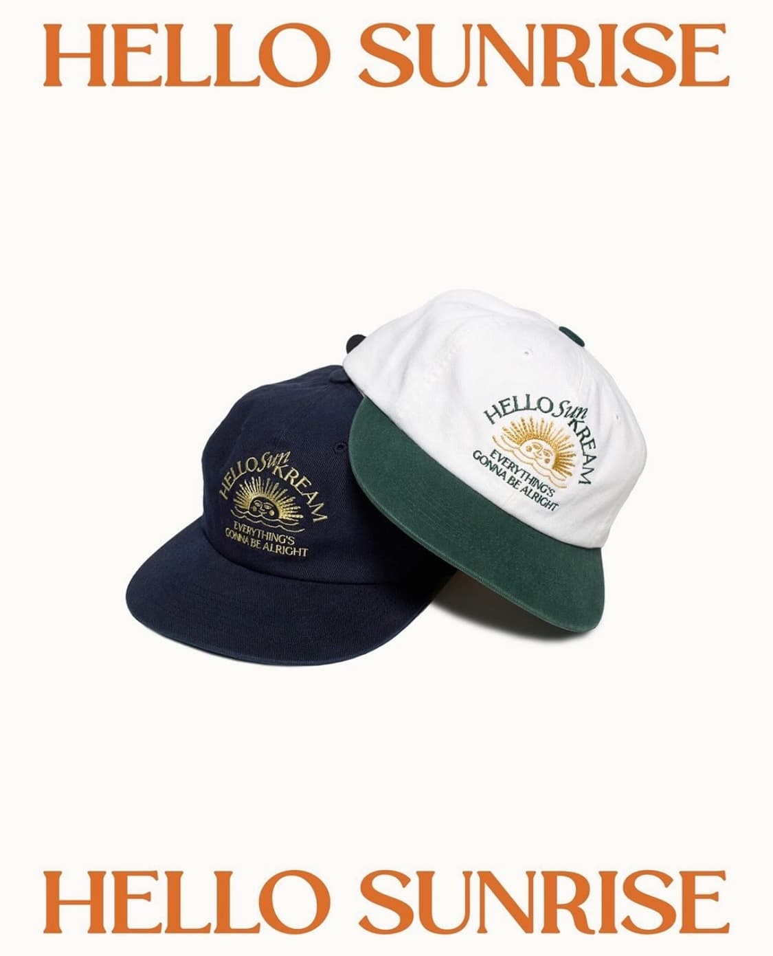 헬로선라이즈 크림 콜라보 캡 (Hello Sun Kream) 상품이미지2