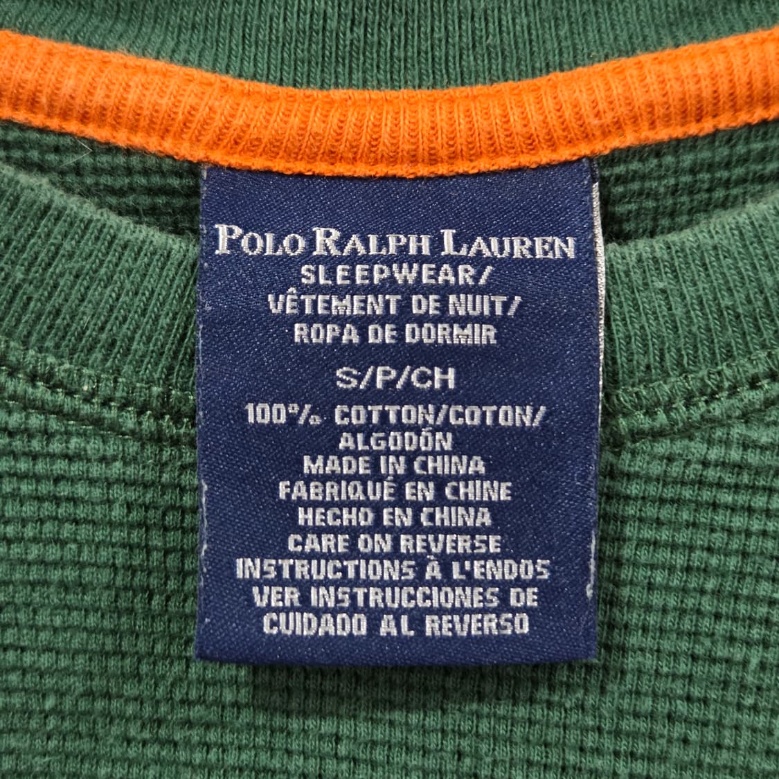 폴로랄프로렌 와플 롱슬리브 S 상품이미지3