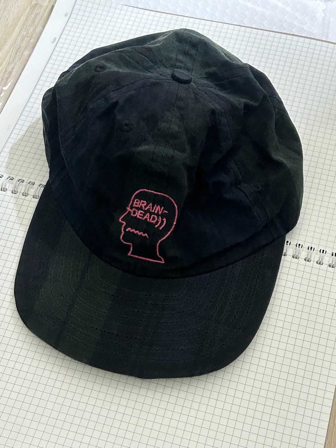 23FW Brain Dead check pattern cap 상품이미지1