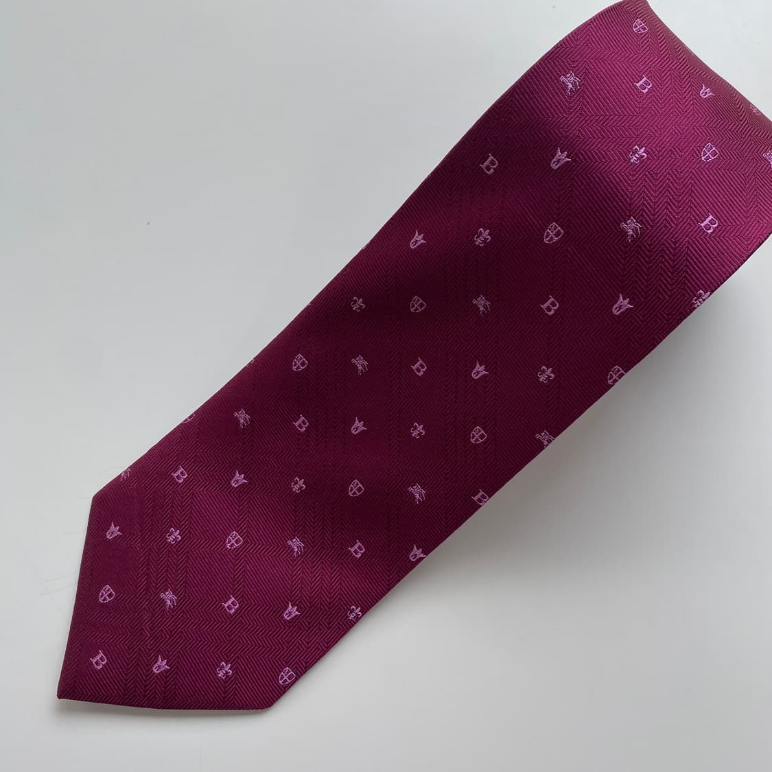버버리 블랙라벨 모노그램 명품 넥타이 (Burberry)8.6cm 상품이미지4