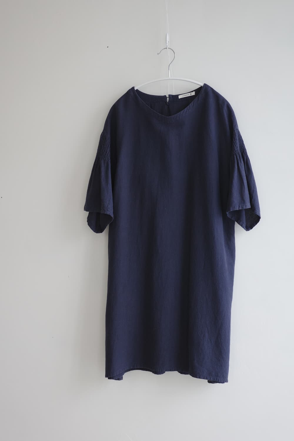 CLOUDNINE 네이비 플레어 소매 원피스 상품이미지3