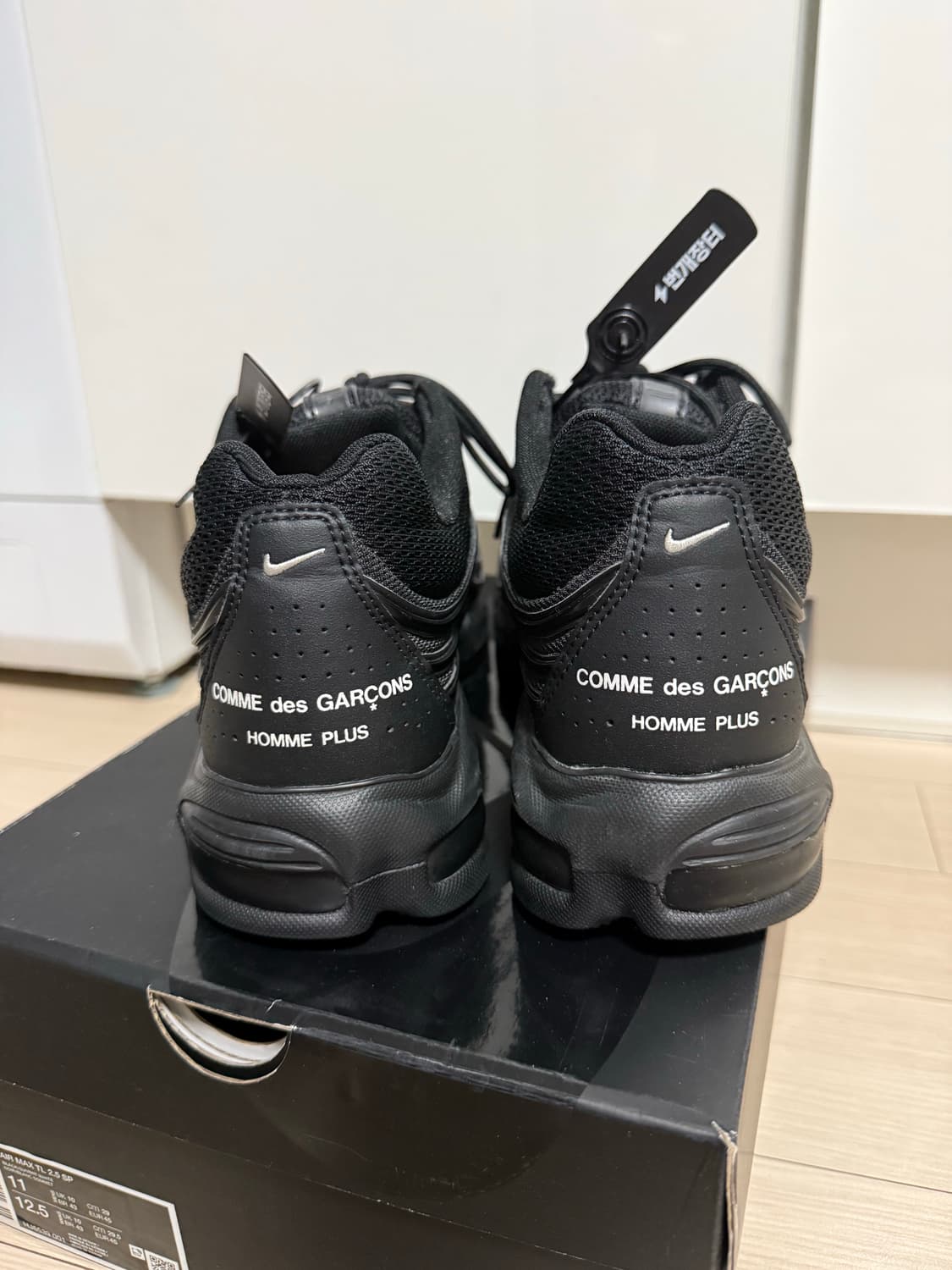 나이키 에어맥스 TL 2.5 꼼데가르송 옴므 플러스 블랙 290 상품이미지2