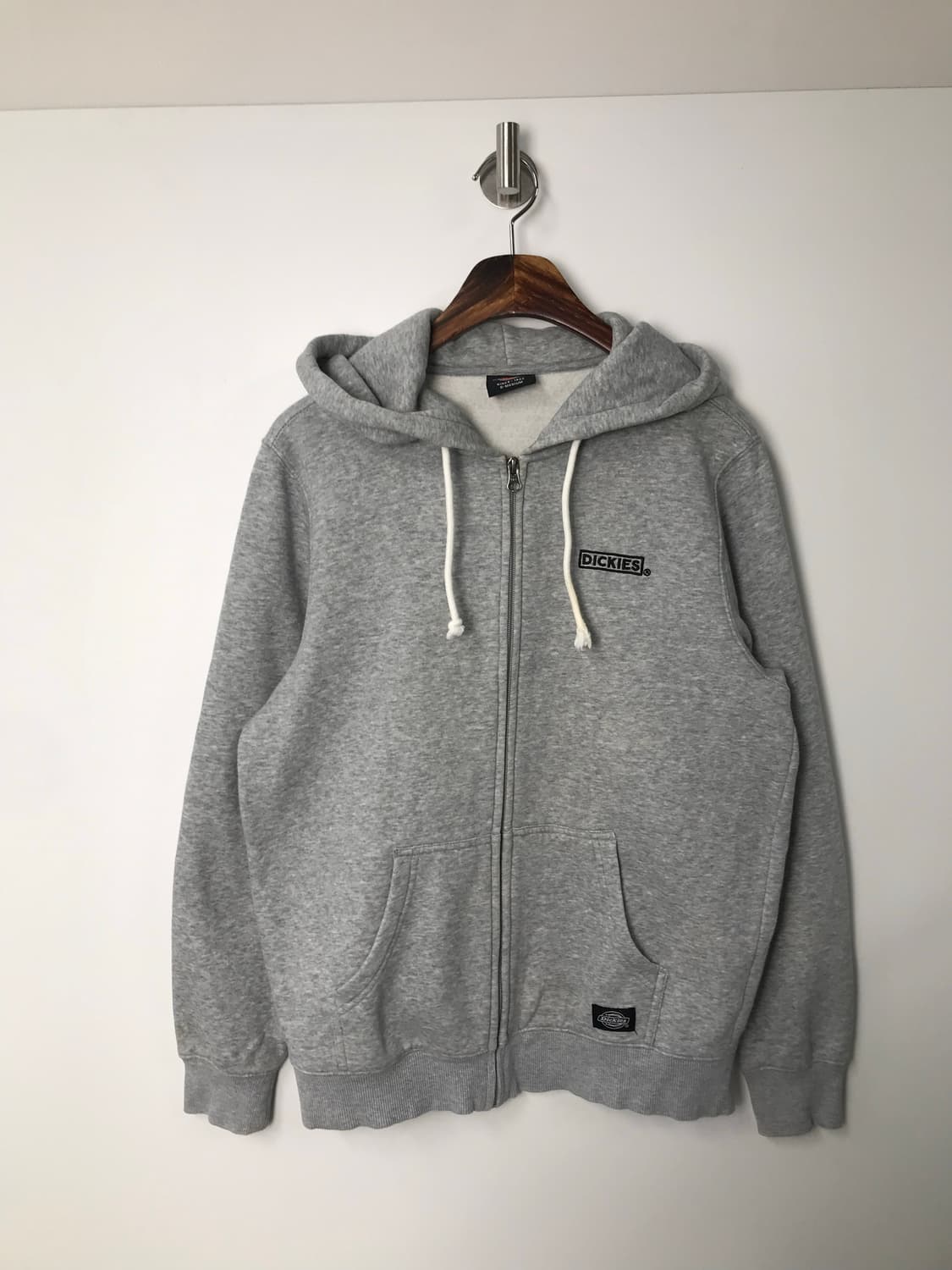 디키즈 백로고 그레이 후드집업 상품이미지3