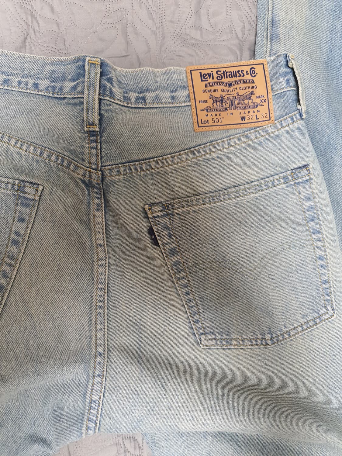 Levi's 리바이스 블루탭 1980s 501 데님 팬츠 (새제품) 상품이미지7