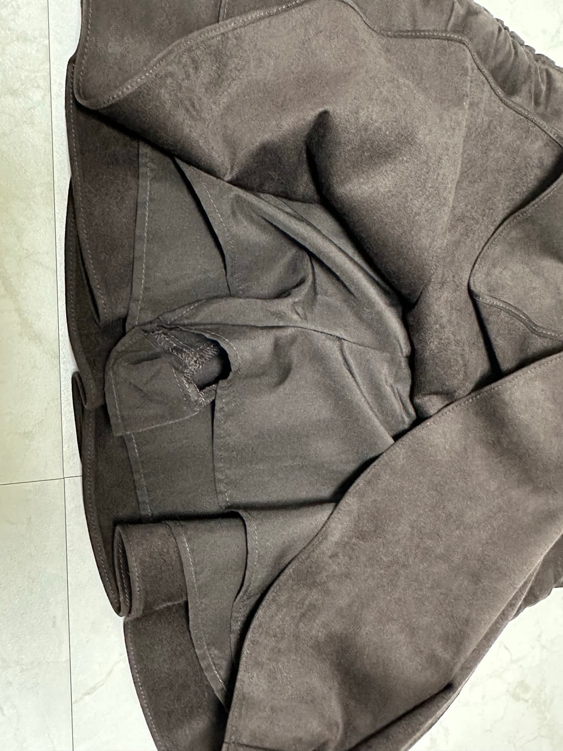 (새상품)자라 초코맛 라떼갸루 프릴스커트 상품이미지6