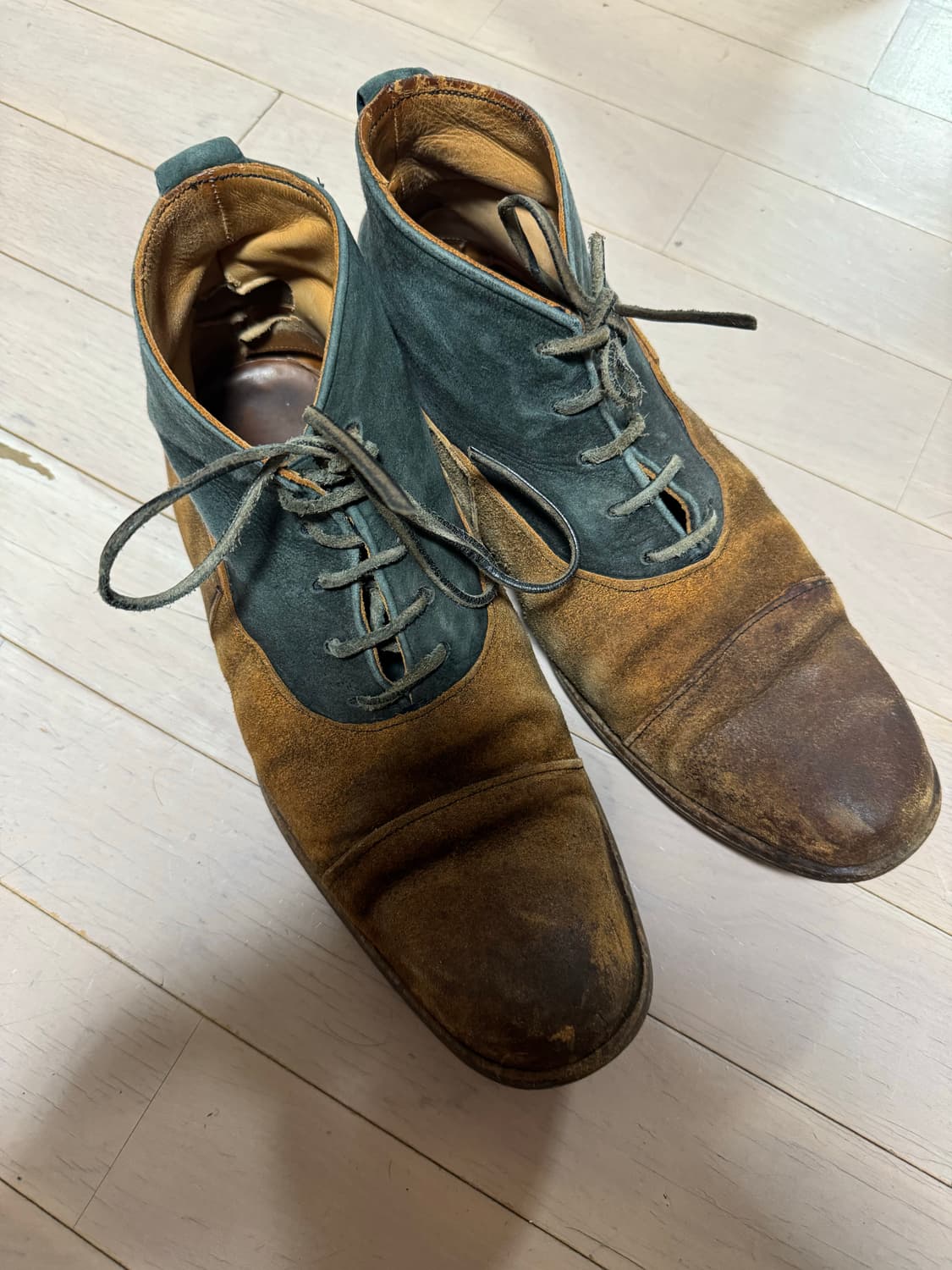 Paul Harnden Shoemakers 폴 하든 스웨이드 부츠 상품이미지1