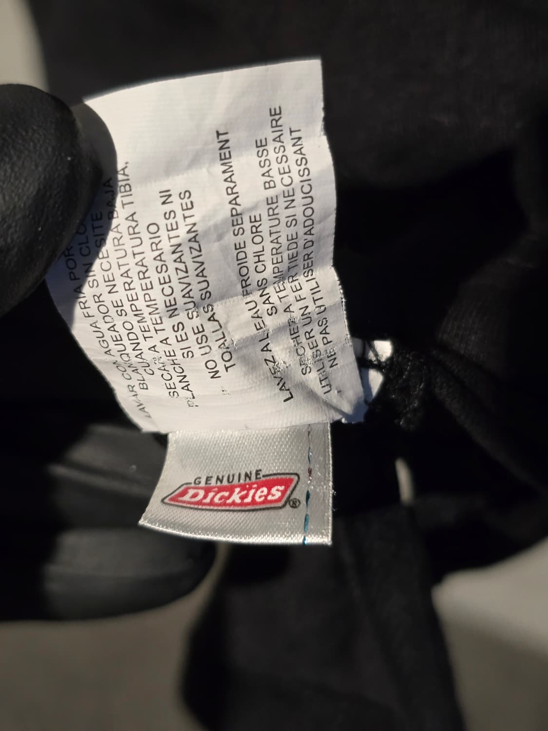 Dickies 블랙 헨리넥 포켓 티셔츠 상품이미지4