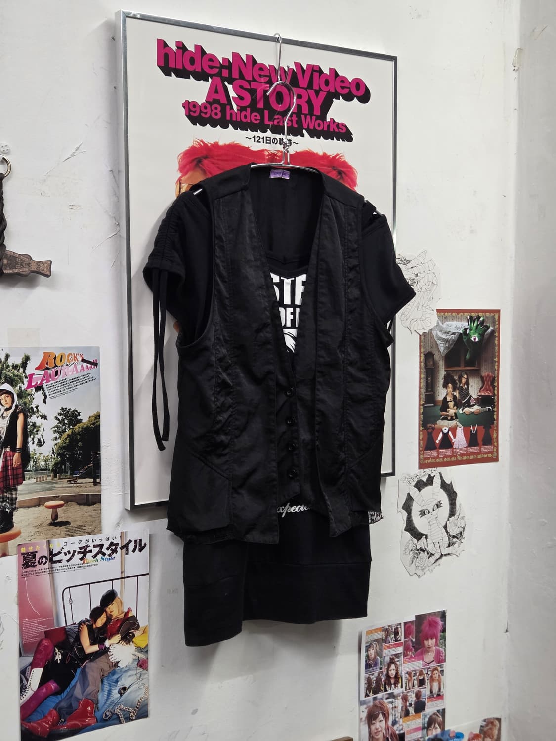 JPN 걸스 프린팅 오프숄더 베스트 SET 상품이미지2