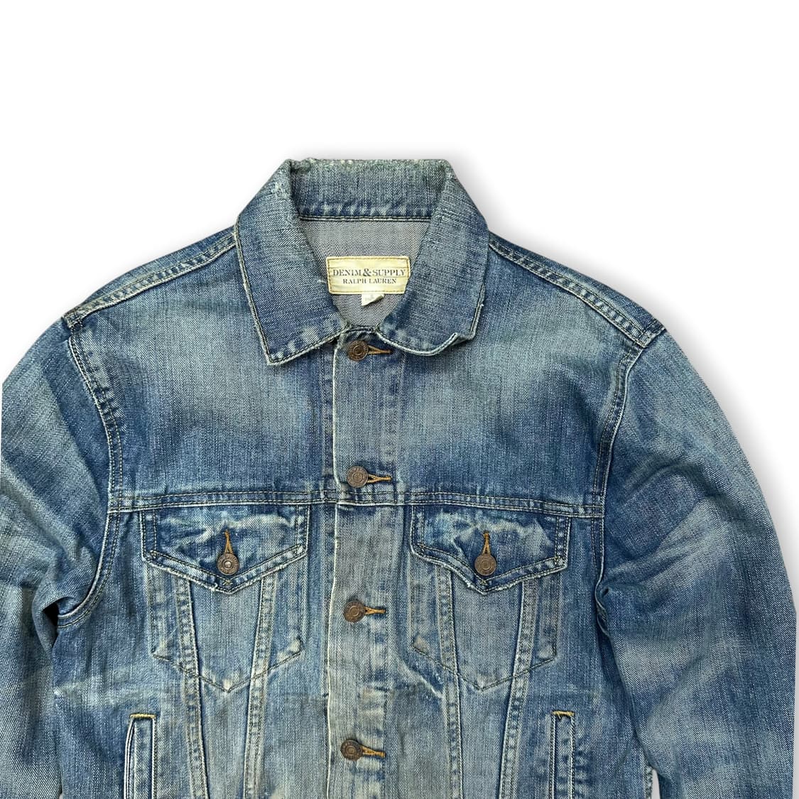 데님앤서플라이 빈티지워싱 트러커 자켓 상품이미지2