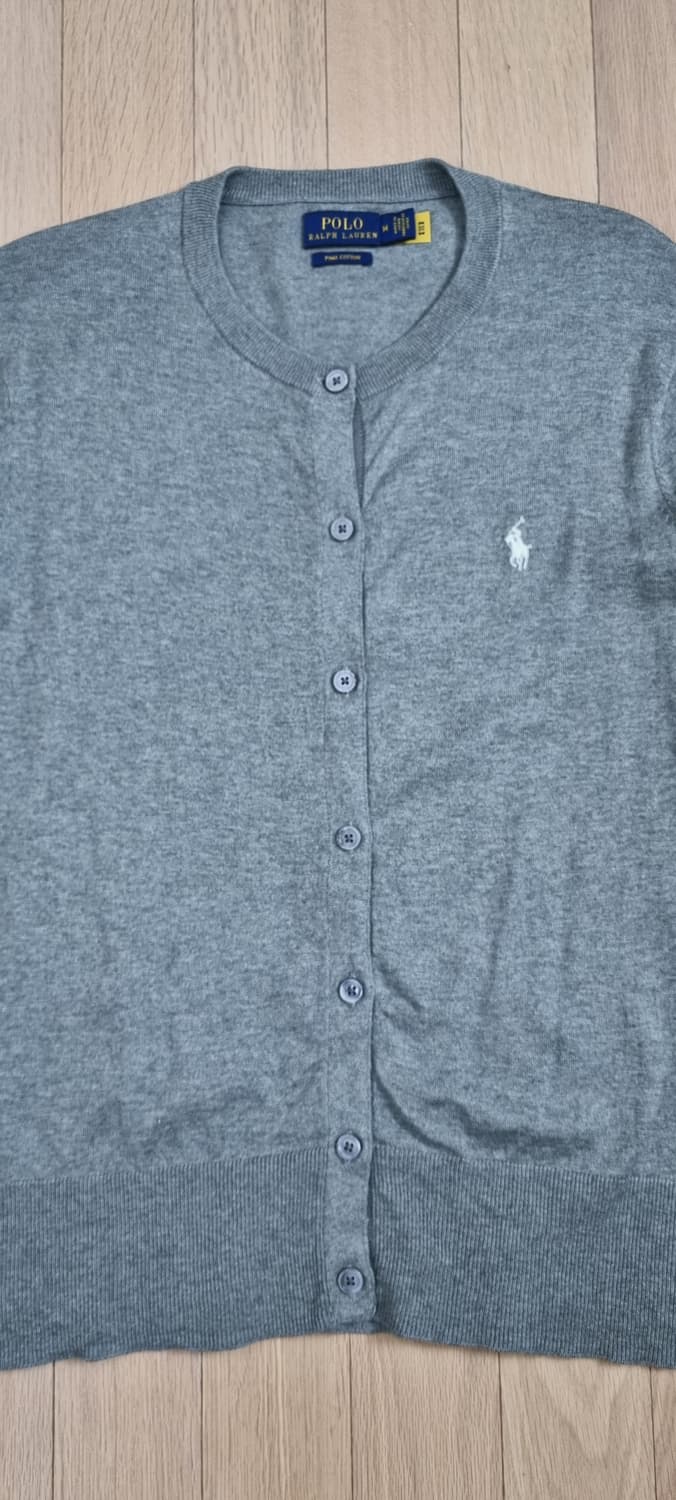 폴로랄프로렌 신형 피마코튼 크루넥 가디건 M _ 여성 상품이미지2