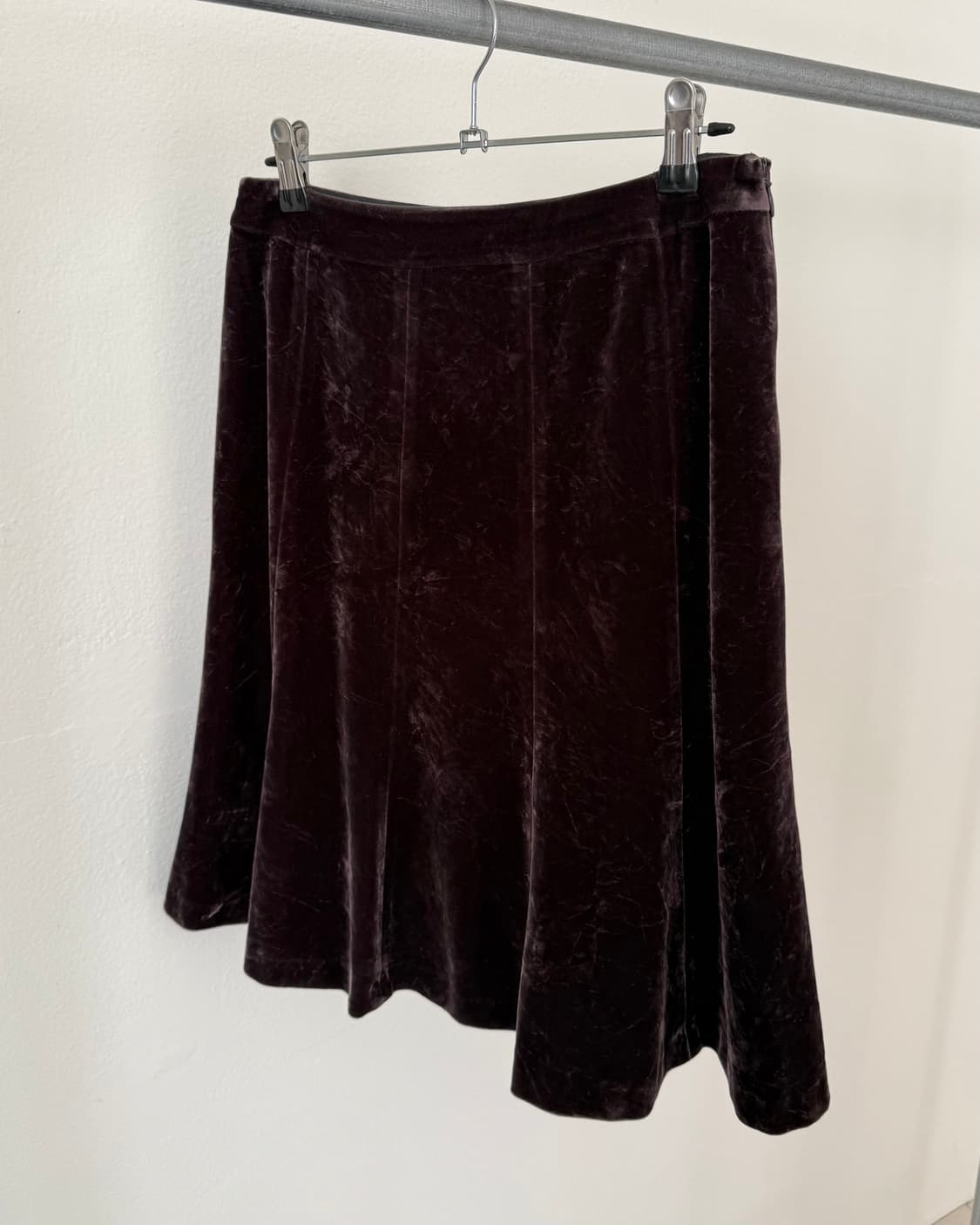 빈티지 벨벳 스커트 상품이미지3
