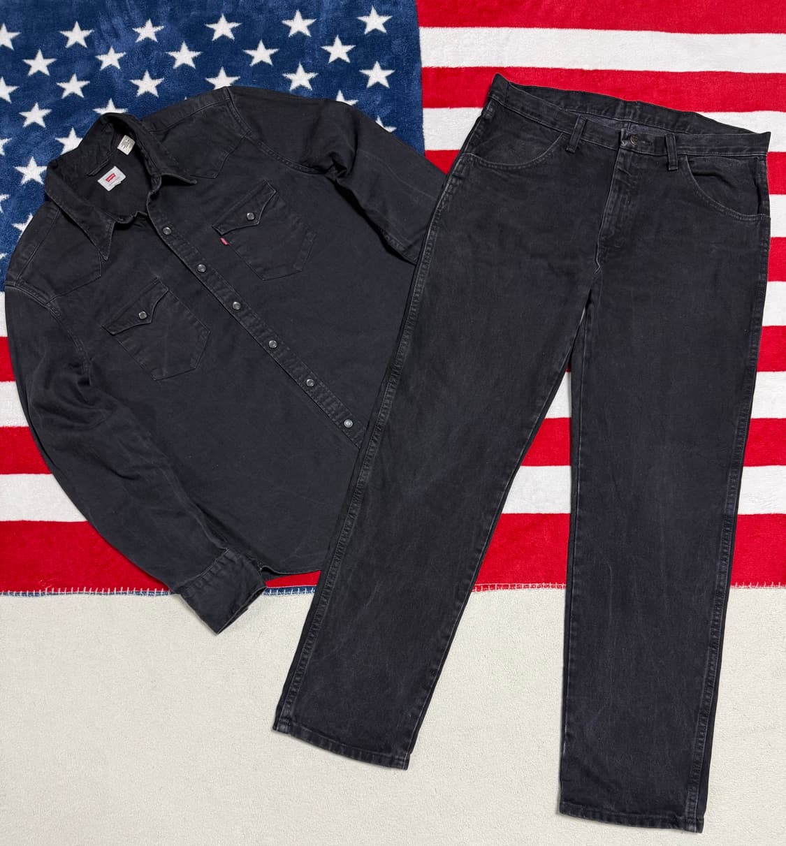 리바이스 워시드블랙웨스턴셔츠 Levi’s Western shirt [L] 상품이미지10