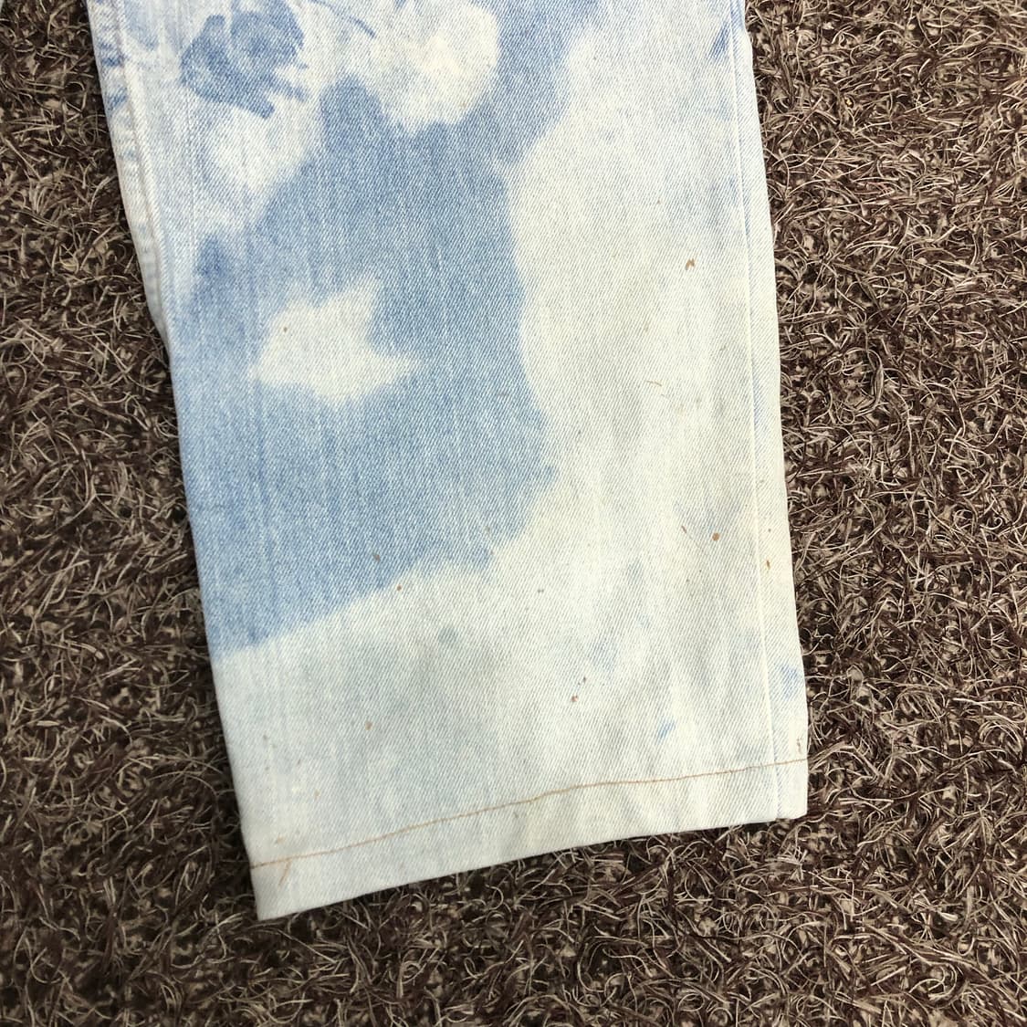 게스 90s USA 타이다이 블리치 워싱 데님 팬츠  상품이미지4