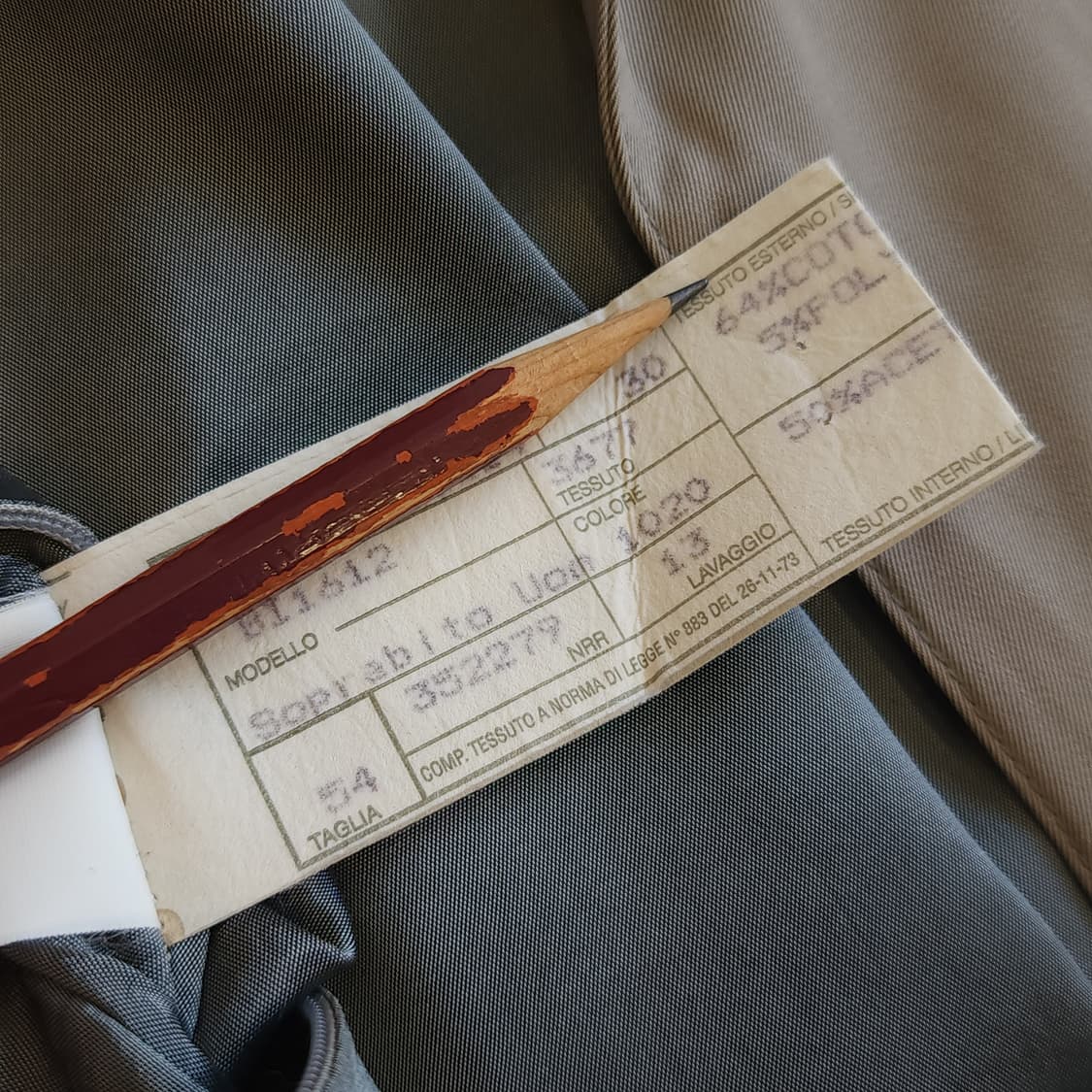 조르지오 아르마니 트렌치코트 싱글 트렌치 라이트 그레이 54 상품이미지8