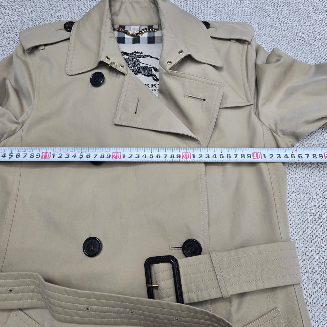 0941. 버버리켄싱턴 미드 링스 베이지 트렌치 코트170/80A 상품이미지8