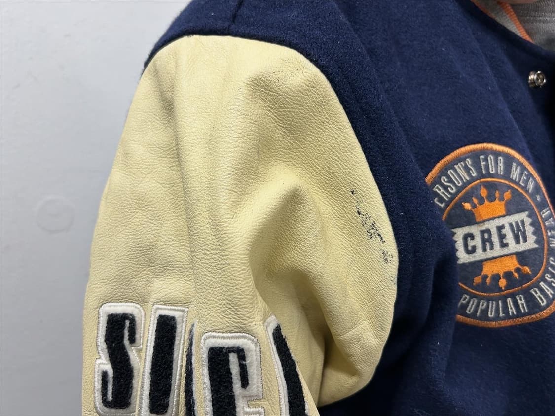 PERSONS 바시티자켓 야구 점퍼 네이비 상품이미지6