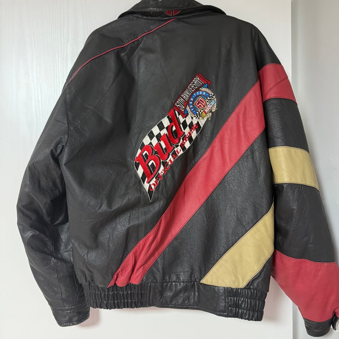 윌슨 레더 X 버드와이저 50주년 기념 레이싱 가죽 자켓 상품이미지3