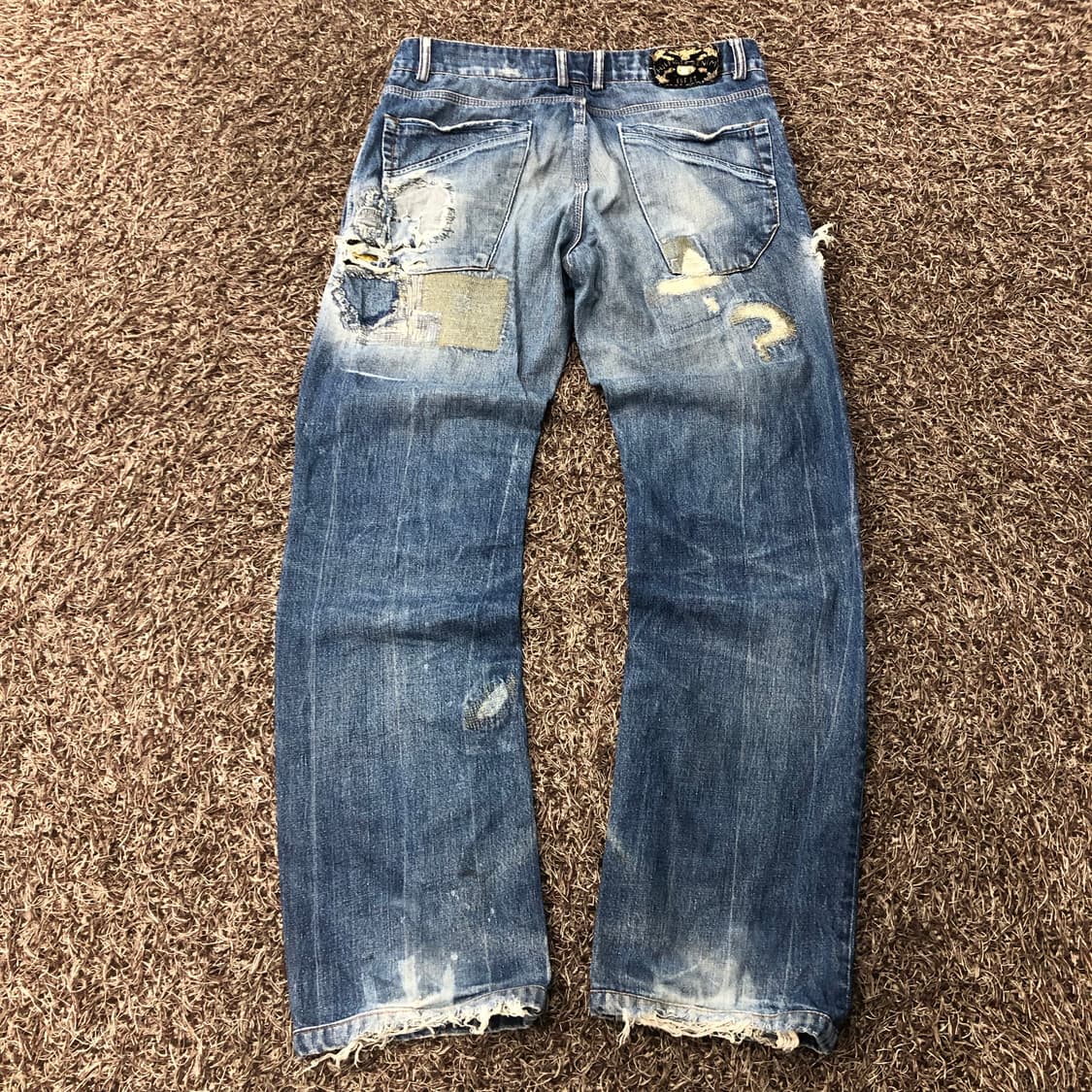 34 타미힐피거 데미지 디스 데님 팬츠 상품이미지4