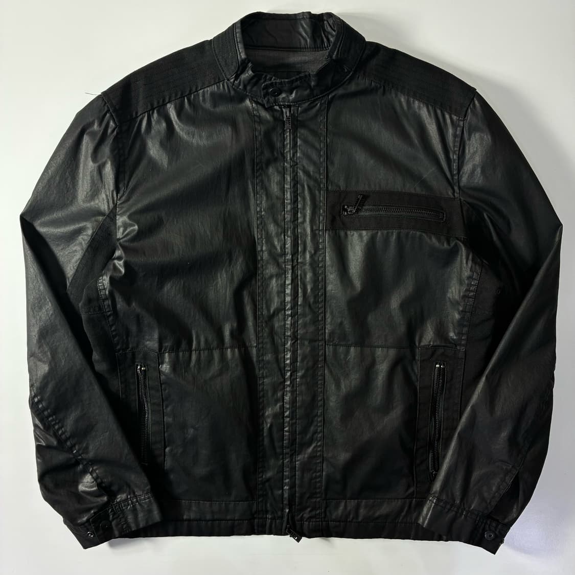 Calvin Klein  캘빈클라인 글로시 윈드브레이크 바이커 자켓  상품이미지1