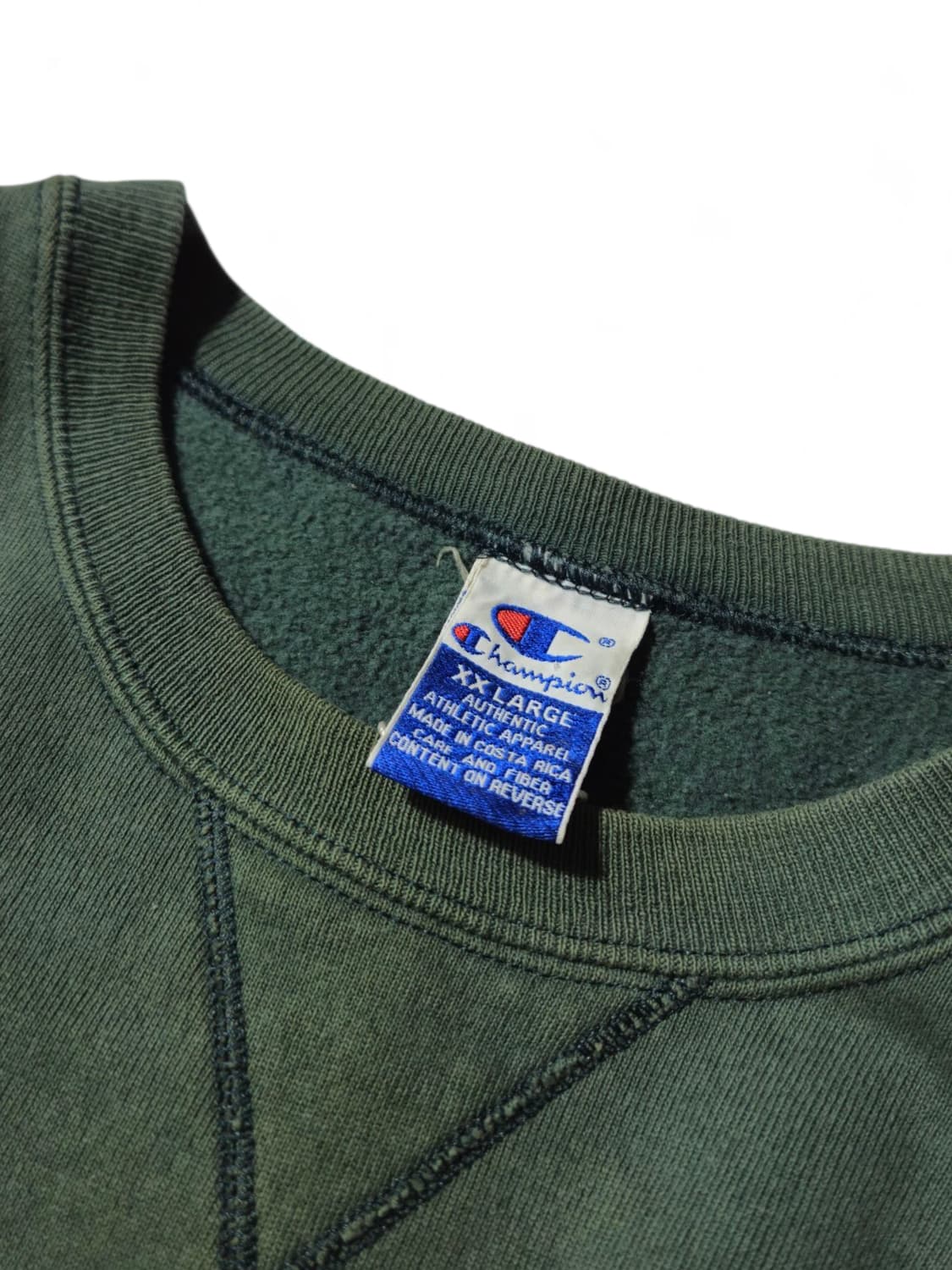 1990's 챔피온 스웻셔츠 맨투맨 페이딩 XXL 상품이미지4
