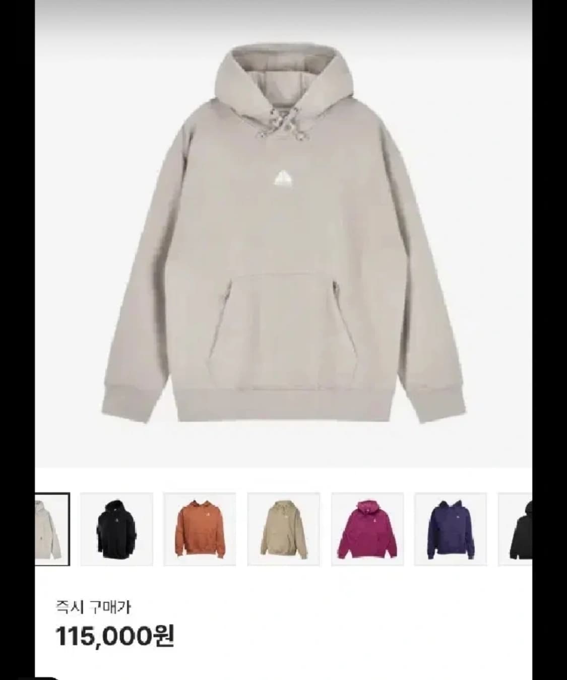 [새제품]나이키 ACG 후드티 베이지 XXL 상품이미지3