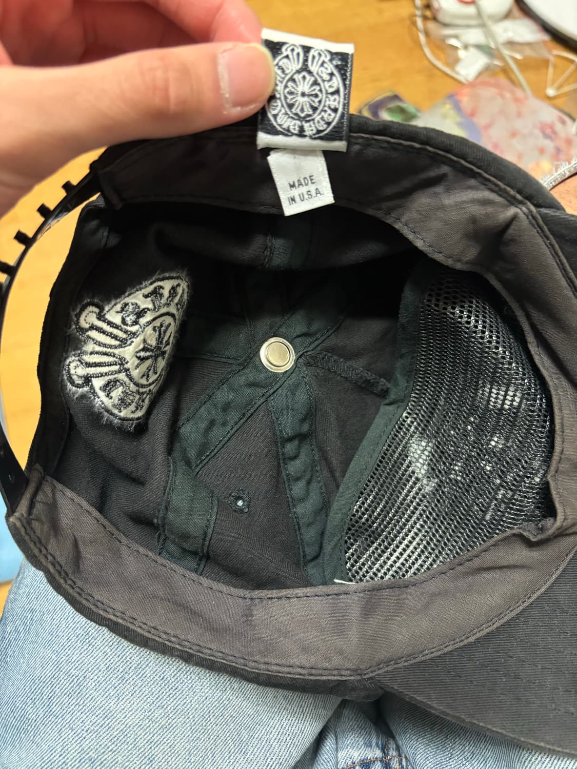 90s chrome hearts 크롬하츠 세메터리 캡 상품이미지6