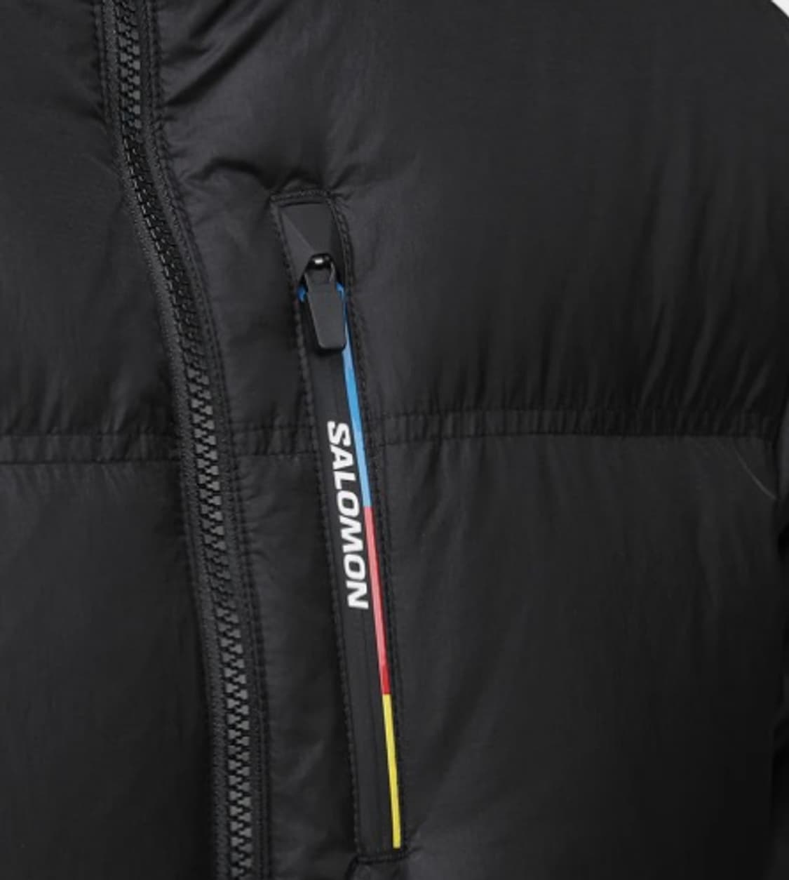 (거의 새제품) 살로몬 컨투어 다운 자켓 블랙 / L 상품이미지3