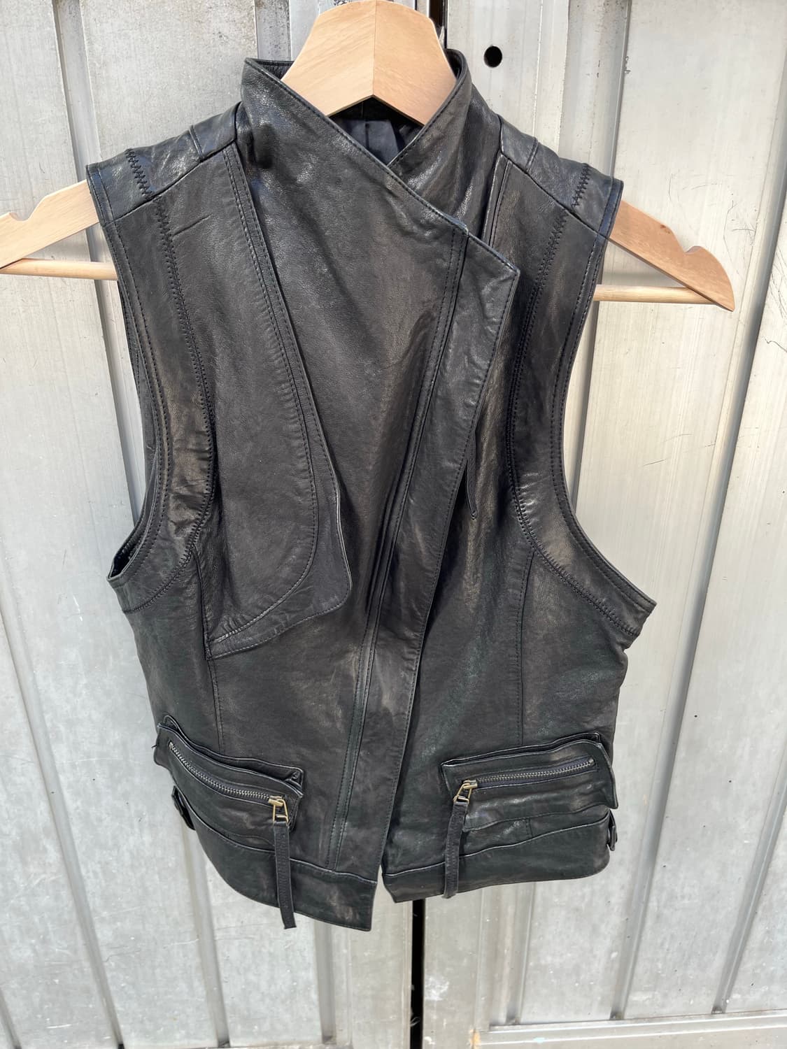 집업 레더 베스트 상품이미지2