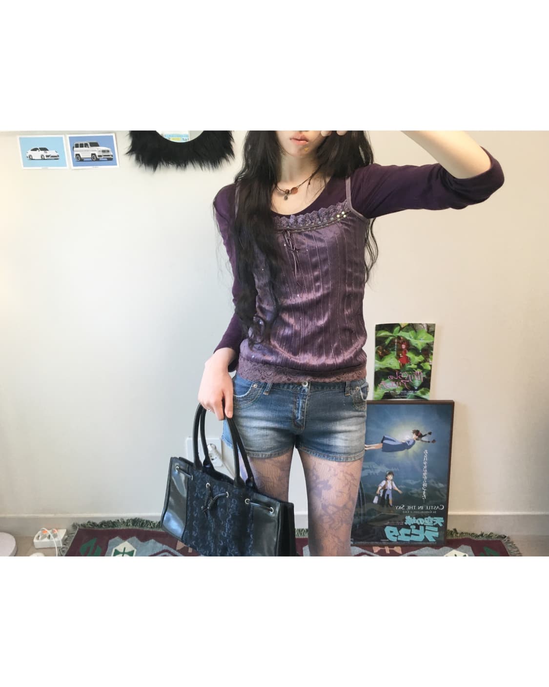 plum jam satin set (3ps) 상품이미지2
