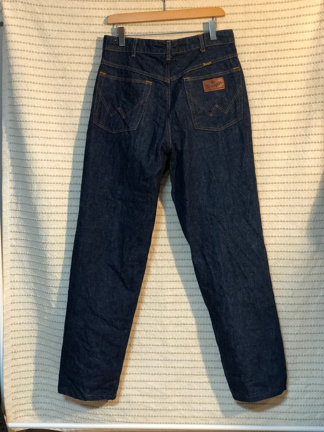 랭글러 레귤러핏 진청 데님 일자 청바지 33 상품이미지2