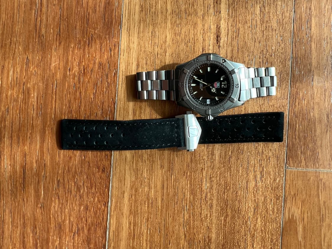 태그호이어 빈티지 프로페셔널 38mm 검판 wk1110 상품이미지7