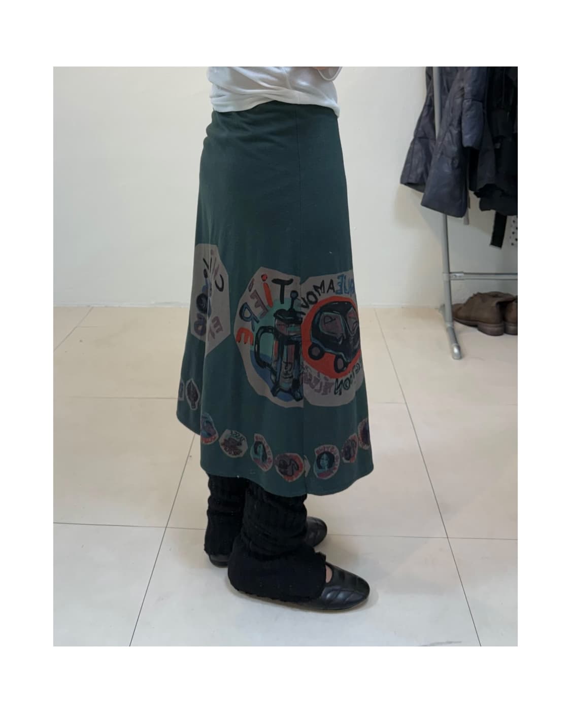 Tokuko 미디 레이어드 스커트 상품이미지4