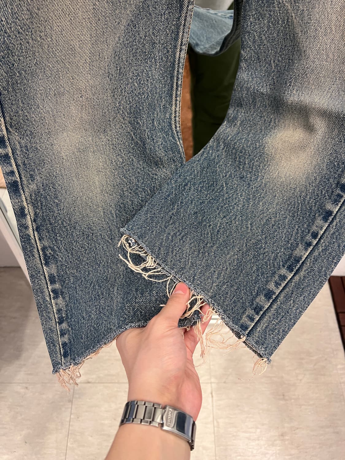 00s Levis 리바이스 505 컷오프 데님 팬츠 (30inch) 상품이미지4